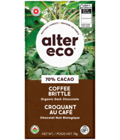 Alter Eco 70% Cacao Coffee Brittle