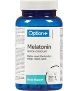 Option+ Mélatonine à dissolution rapide, 3 mg