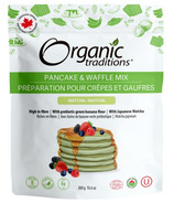 Organic Traditions Pancake And Waffle Mix Matcha