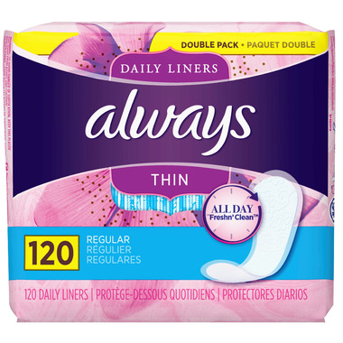 Always Thin Daily Liners Regular Always Thin Daily Liners Regular
