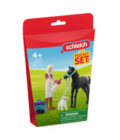 Schleich Horse Grooming with Appaloosa Foal