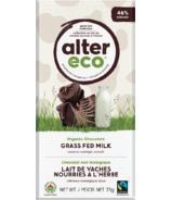 Alter Eco Organic 46% Cacao Grass Fed Milk Chocolate