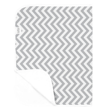 Kushies Deluxe Waterproof Change Pad Chevron Grey Kushies Deluxe Waterproof Change Pad Chevron Grey