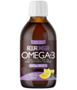 AquaOmega High DHA Omega-3 Fish Oil Lemon