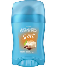 Secret Invisible Solid Antiperspirant and Deodorant Cocoa Butter