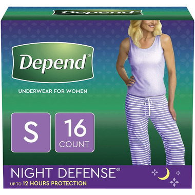 Buy Depend Night Defense Incontinence Underwear for Women Overnight Small  at