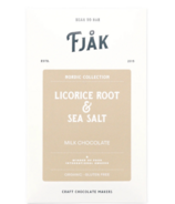 Fjak Milk Chocolate Bar Licorice Root & Sea Salt 50%