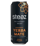 Steaz Iced Teaz Organic Yerba Mate Antioxidant Peach Please