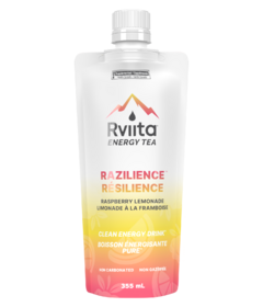 Rviita Energy Tea Clean Energy Drink Razilience Raspberry Lemonade