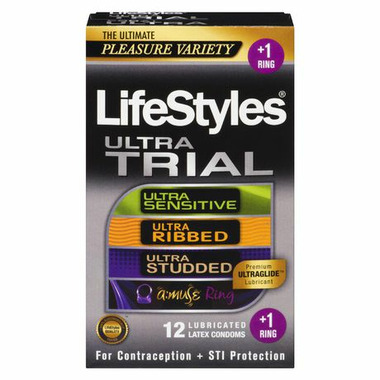 LifeStyles Ultra Trial Condom Pack and Ring LifeStyles Ultra Trial Condom Pack and Ring
