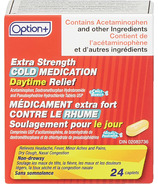 Option+ Extra Strength Cold Medication Daytime Relief