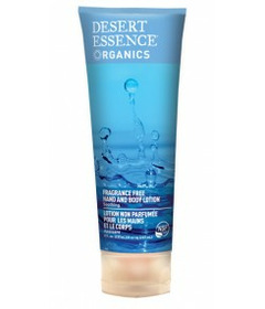 Desert Essence lotion pour les mains et le corps Organics non parfumée
