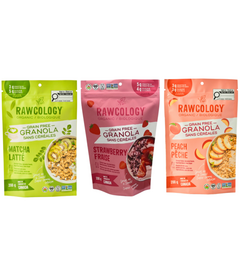 Rawcology Organic Gluten Free Grain Free Granola Variety Bundle