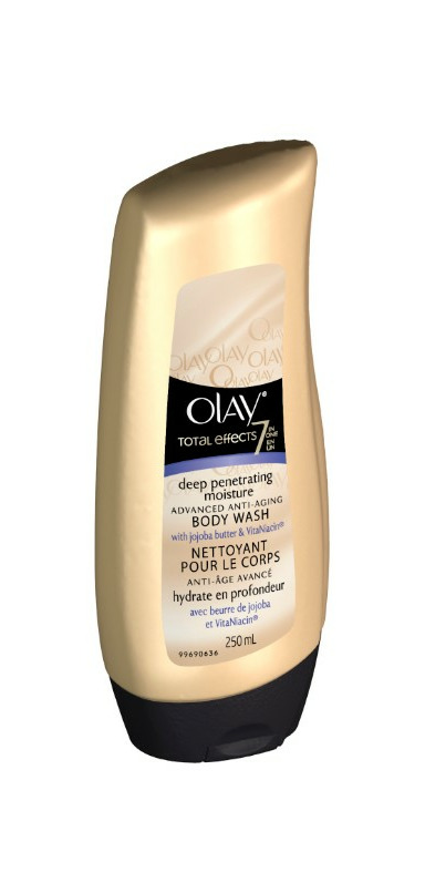 oil of olay total effects body wash