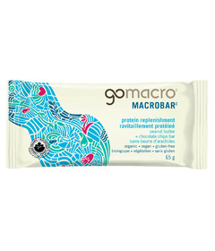 image of GoMacro Protein Replenishment Peanut Butter + Chocolate Chips Bar with sku:140814