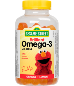 Webber Naturals Sesame Street Brilliant Omega-3 with DHA Gummies