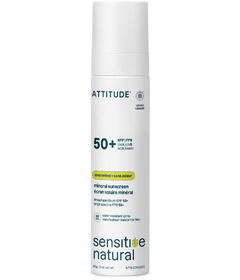 ATTITUDE Sunly Mineral Sunscreen Face & Body Spray SPF 50 Unscented