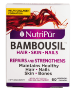 Nutripur Supplément BambouSil pour cheveux, peau et ongles