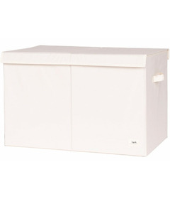 3 Sprouts Recycled Folding Toy Chest Cream