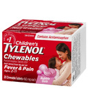 Tylenol Children's Chewable Tablets Bubble Gum