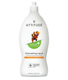 ATTITUDE Nature+ Dishwashing Liquid Citrus Zest