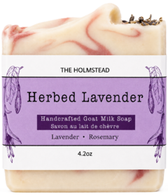 The Holmstead Bar Soap Herbed Lavender