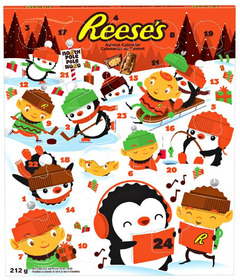 Calendrier de l'Avent Reese's au beurre de cacahuète et au chocolat au lait