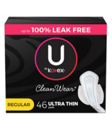 U by Kotex CleanWear Ultra Thin Pads with Wings Regular 