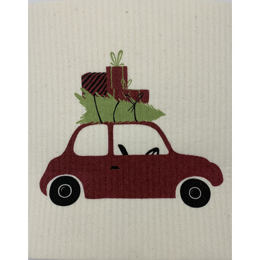Wet-it Swedish Dish Cloth Holiday Car Wet-it Swedish Dish Cloth Holiday Car