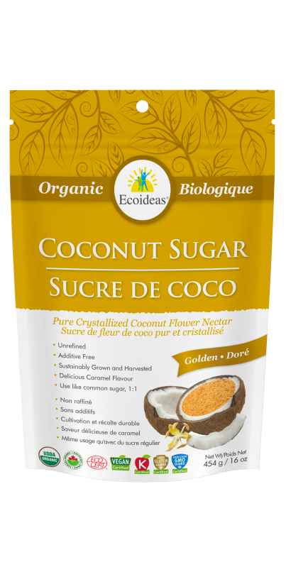 Buy Ecoideas Organic Golden Coconut Sugar at Well.ca | Free Shipping ...