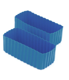 MontiiCo Rectangle Bento Box Cups Medium Blue