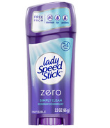 Lady Speed Stick Zero Deodorant Stick Simply Clean