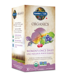 image of Garden of Life Organics Women's Once Daily Multivitamin  with sku:137135