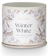 Illume Vanity Tin Candle Winter White