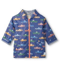 Hatley Zip-Up Rain Jacket Trucks