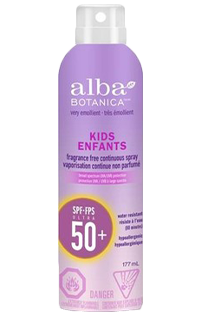 alba bontanica kids sunscreen bottle