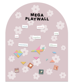 Cherrypick Mega Magic Playwall Arch Magnetic Wall Decal Daisy