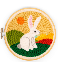 Kikkerland Punch Needle Kit Hare
