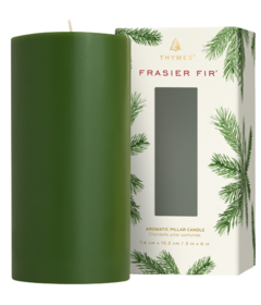 Thymes Heritage Pillar Candle Frasier Fir 