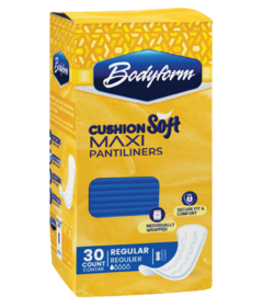 BodyForm Panty Liners Everyday Comfort & Light Protection Regular