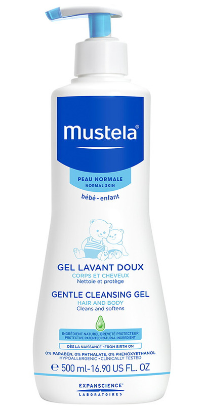 mustela hair and body