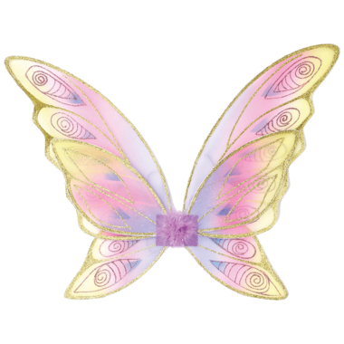 Buy Great Pretenders Glitter Rainbow Wings Multi Pastel and Gold at ...