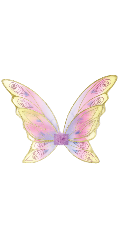 Buy Great Pretenders Glitter Rainbow Wings Multi Pastel and Gold at ...
