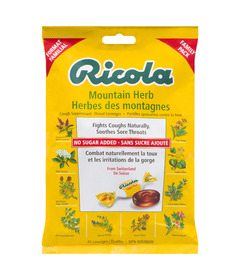 Ricola Mountain Herb No Sugar Added Lozenges Family Pack