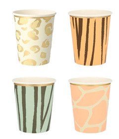 Meri Meri Safari Animal Print Party Cups