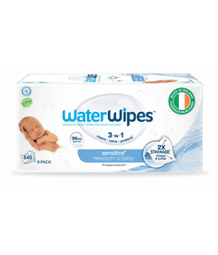 WaterWipes Sensitive Newborn & Baby Wipes Unscented & Hypoallergenic
