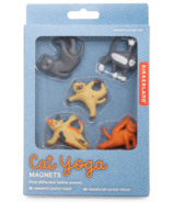 Kikkerland Cat Yoga Magnets