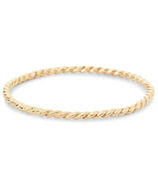 Bluboho Twisted Sister Stacking Ring 14K Yellow Gold 