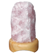 Ecoideas Gem Stone Lamps lampe en quartz rose