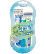 Option+ Capri Bleu Rasoirs jetables pour femmes